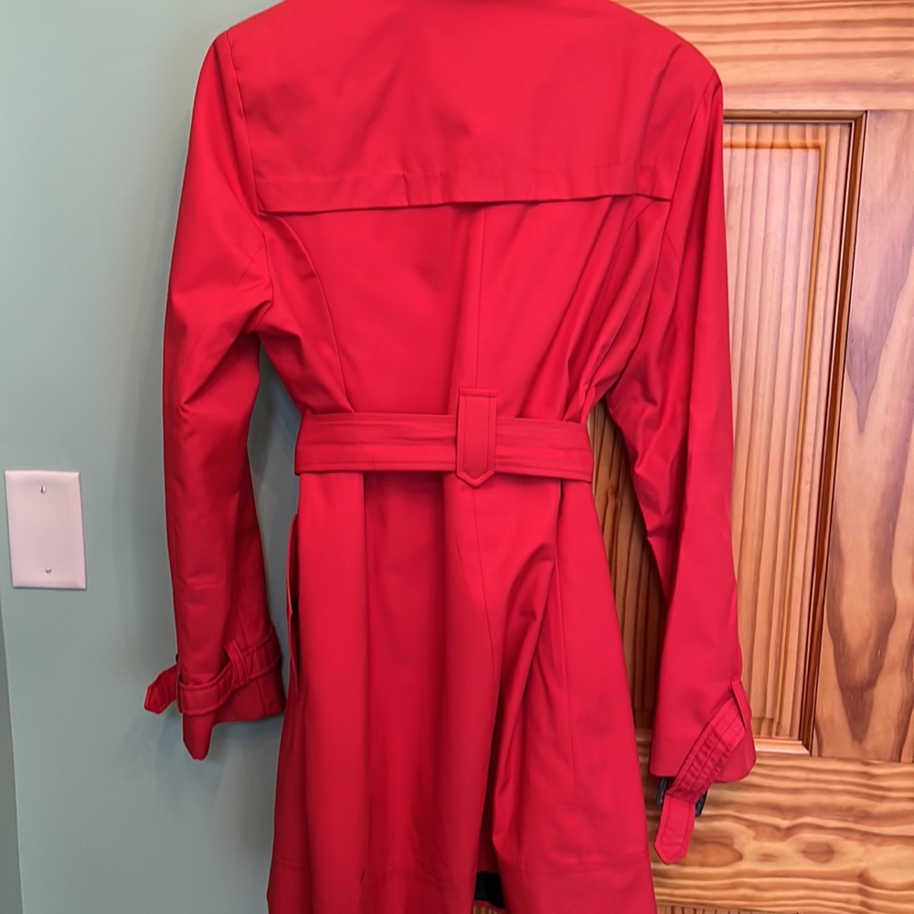 Coral red, Tommy Hilfiger, large spring coat - Picture 2 of 6